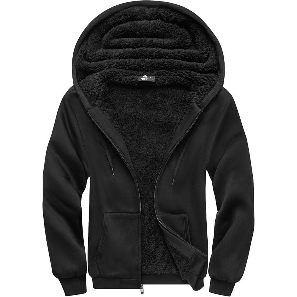 MSRP $48 SCODI Men's XL Hoodie Heavyweight Fleece Sweatshirt Full Zip Up Thick